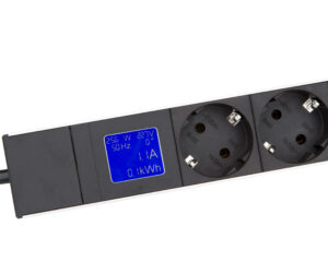 PDU IT Meter cu contor energie, 8xSchuko,19",1UH,aluminiu