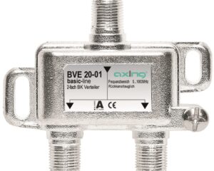 Splitter BK 1xF-Mamă-2xF-Mamă,Multimedia,5-1006MHz,BVE20-01
