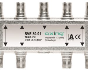 Splitter BK 1xF-Mamă-8xF-Mamă,Multimedia,5-1006MHz,BVE80-01