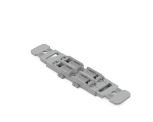 Mounting carrier with strain relief, 2-way, screw mounting