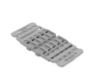 Mounting carrier with strain relief, 5-way, screw mounting