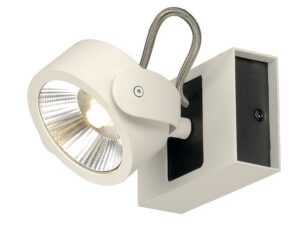 KALU LED 1,3000K,60° alb/negrulampa plafon/perete