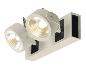 KALU LED 2,3000K,60° alb/negrulampa plafon/perete