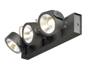 KALU LED 3,negru,3000K,60°lampa plafon/perete