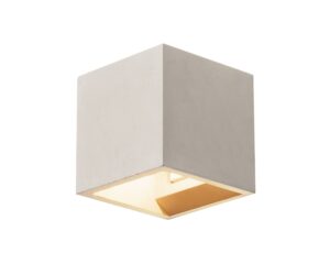 SOLID CUBE,QT14,gri,25Wlampa de perete