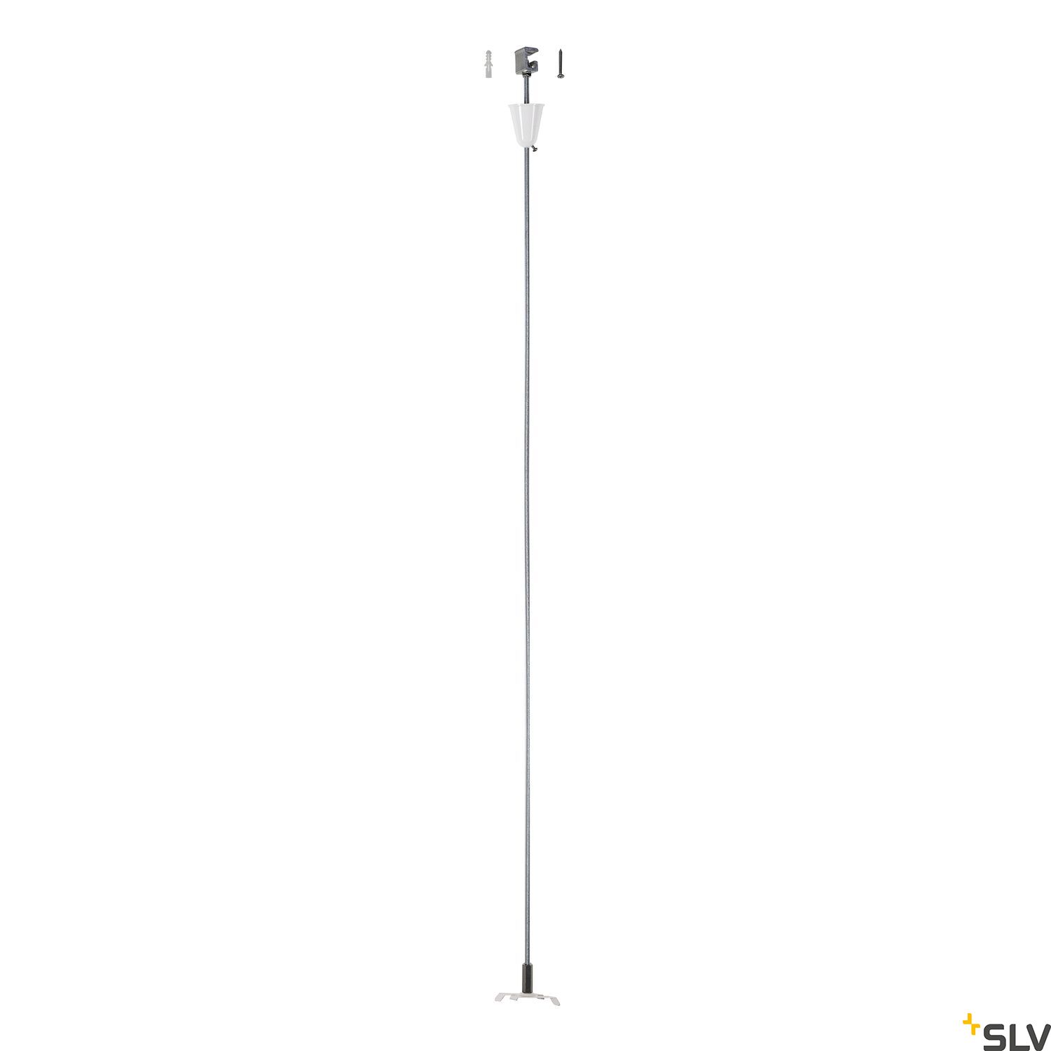 S-TRACK suspensie pentru șină cu 3 circuite, 100 cm, alb
