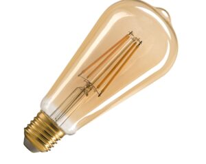 ST64 E27, LED lamp auriu 7,5W 2500K CRI90 320°