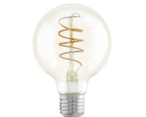 LM-E27-LED GLOBE G80 GLAS AMBER 4W/270Lm 2200K