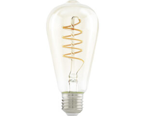 LM-E27 LED E27 ST64 GLAS AMBER 4W/270LM 2200K