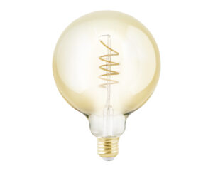 LM-E27 LED E27 G125 4W/245LM 2000K GLAS AMBER - dim