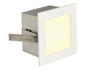 FRAME BASIC LED, pătrat, alb mat, alb cald LED