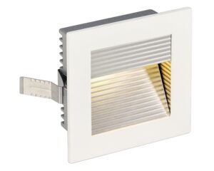 FRAME CURVE LED, pătrat, alb mat, alb cald LED