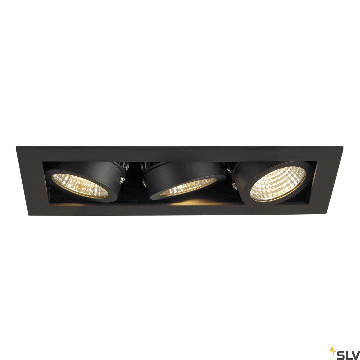 KADUX LED Triple DL Set 3000K38°, negru mat - imagine 2