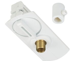 EUTRAC 1-faze track adaptor, alb incl. mounting accessory