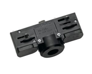 Șină EUTRAC 3 faze adaptor, negru incl. mounting accessory
