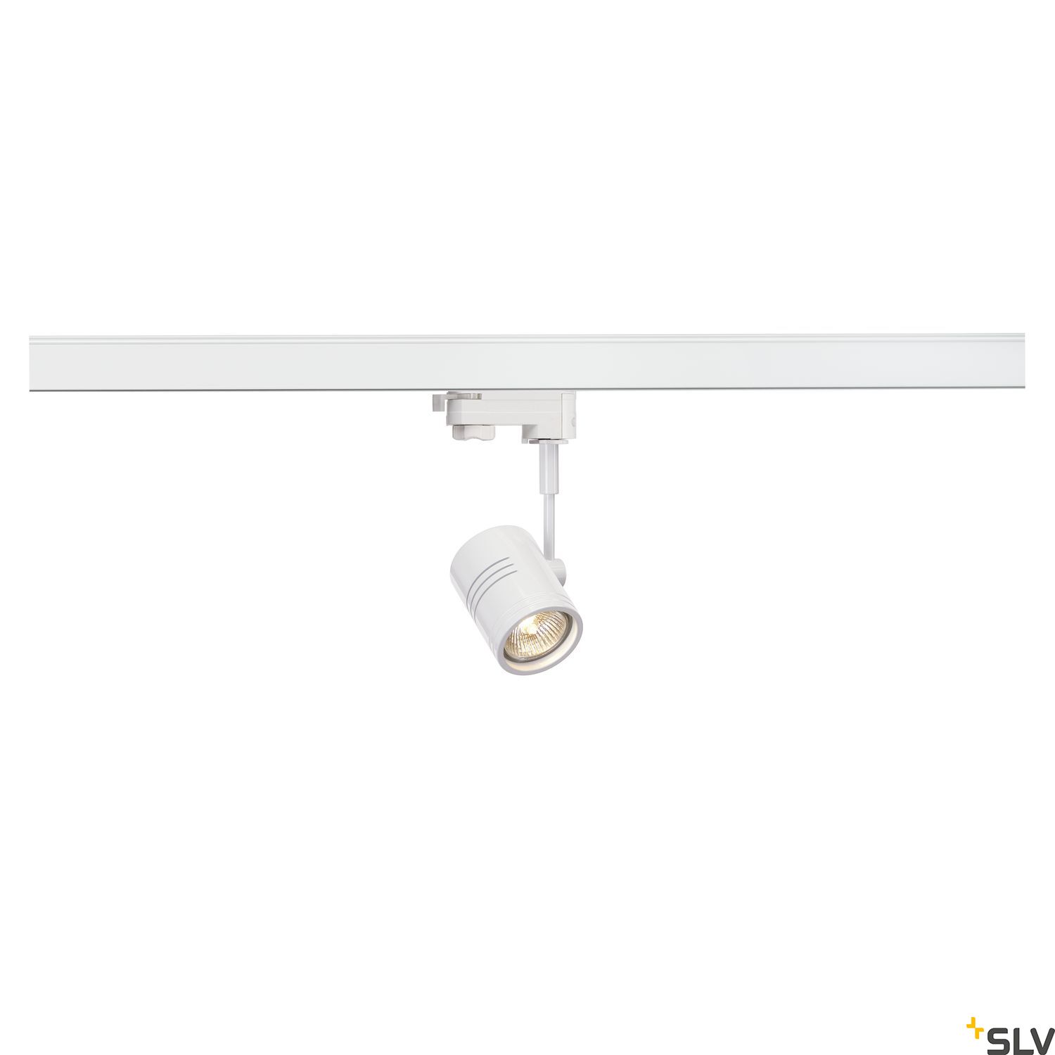 Spot șină BIMA II, alb, GU10, 1x50W max., incl. 3P.-adaptor