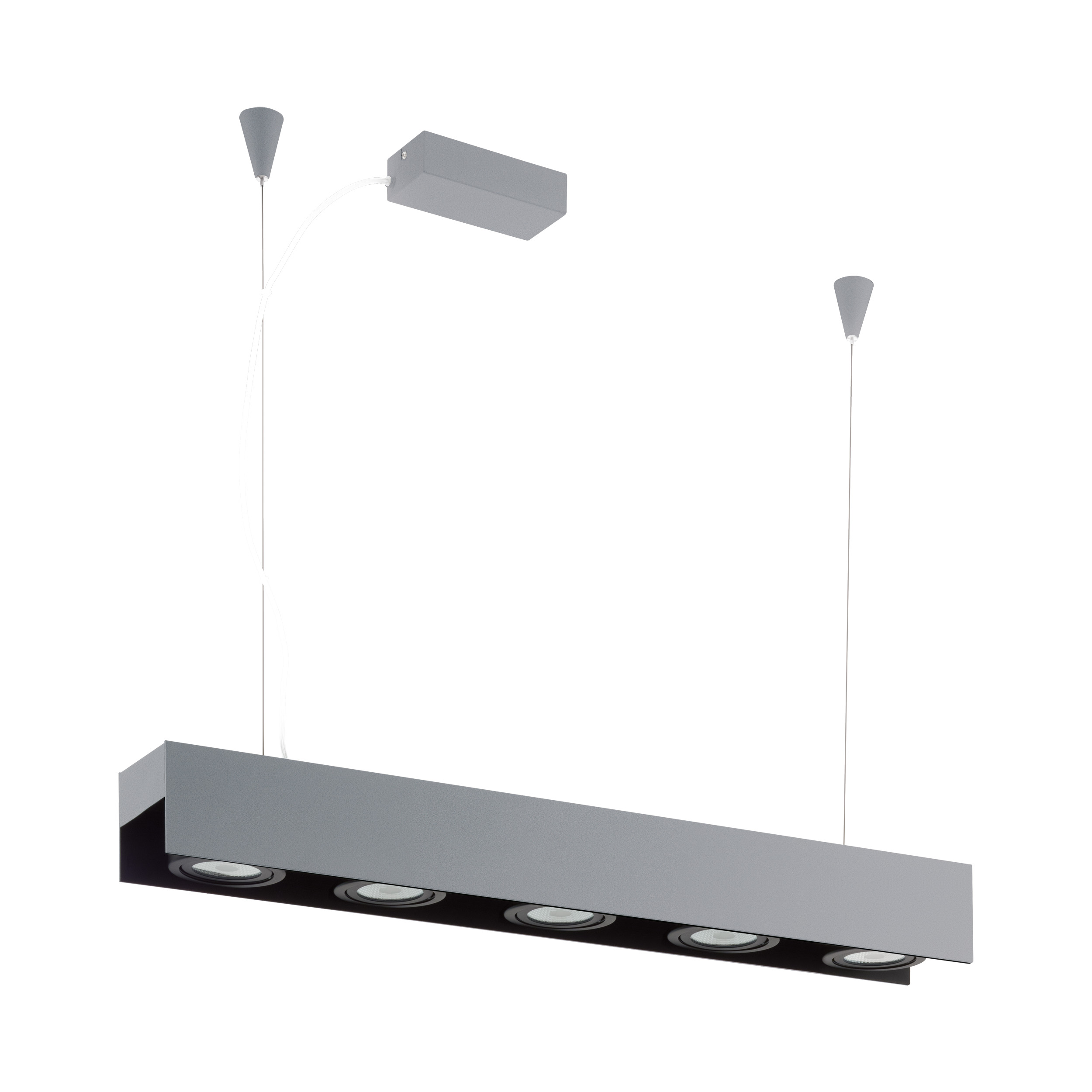 Vidago Pro DALI dimmable 5x9W 3000K silver /black IP20