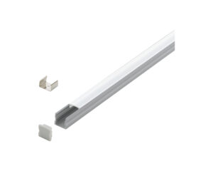 LED-Stripe Profile RE, satin cover, anodized, 1000mm