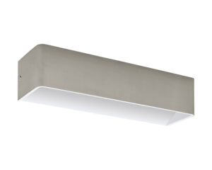 Wall luminaire "Sania 3" 12W 3000K nickel-matt / white IP20