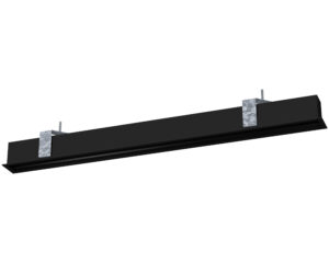 Empty profile recessed Cable harness, L-1995mm black IP20