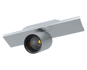 Module 1flg. Spotlight 9W 3000K aluminium anodised L-285mm