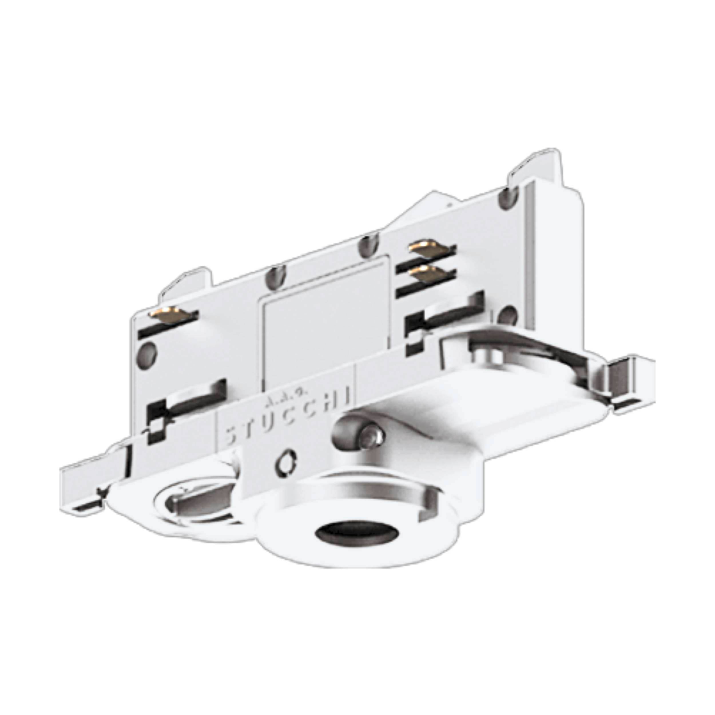 TRACK ON 3-PHASE ADAPTER INCL. STRAIN RELIEF DALI alb