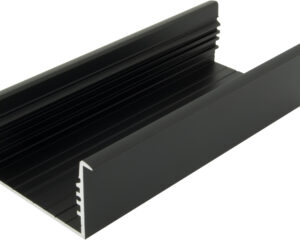 Profil din aluminiu SLI, L-2000mm L-60mm H-36mm negru