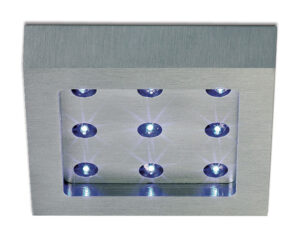 Todd-II-Q LED 9x0,2W 6000K 60lm, IP20, aluminiu