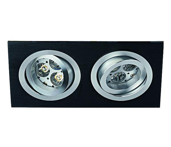 Meiva-S/A2 2x50W GU5,3 MR16, 12V, IP20, negru