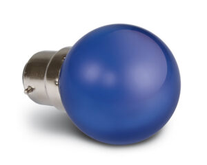 9G01/BL/B, albastru LED BALL LAMP 0,5w B22 230v