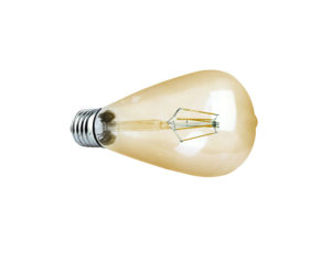 LED Retro lamp 7W, 2200K, 520lm, E27, 230V, Amber, dimabil