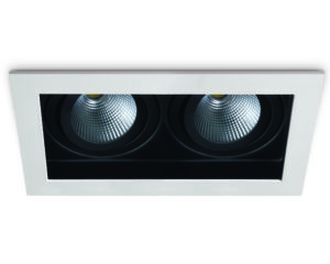 Ina-S COB LED, 2x 12W 700mA 3000K 2x1100lm 40° IP20 alb
