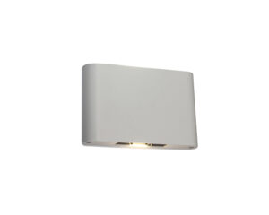 Sena LED, 2x6W, 2x400lm, 3000K, 230V, IP54, alb