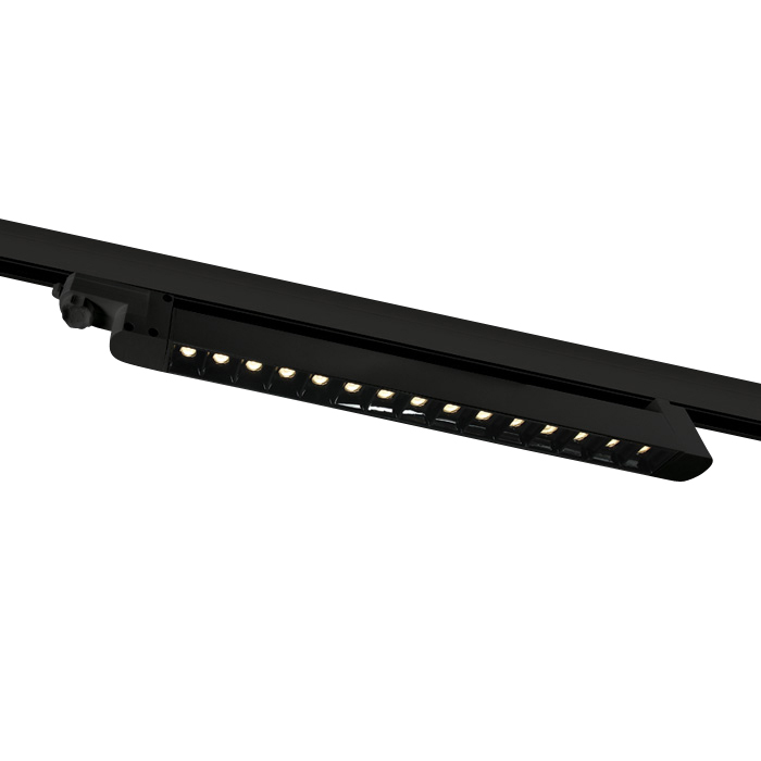 Linear Track 2 LED 15X1W 1200lm 3000K 30° 230V IP20 negru