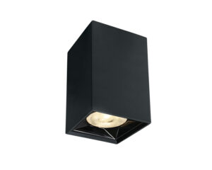Kiko Square F LED 6W 480lm 3000K 38° 220-240V IP20 negru