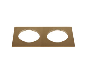 Square capac frame2-fach ptr.Bea alama reflector