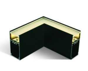 Ecke 8W 680lm 3000K UGR<19 for gama LINEAR A negru