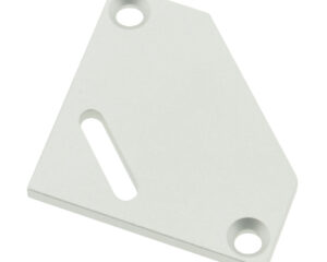 Profile end cap TBE flat with longhole incl. screws