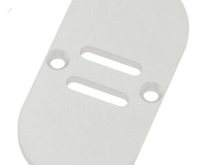 Profile endcap TBH round with cable entry incl. screws