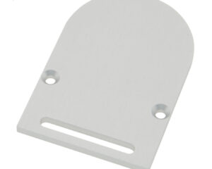 Profile end cap CLR round with longhole incl. Screws