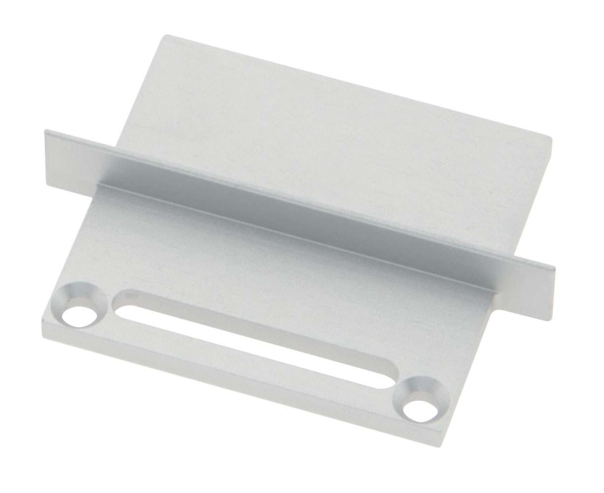 Profile end cap CLU angular with longhole incl. Screws