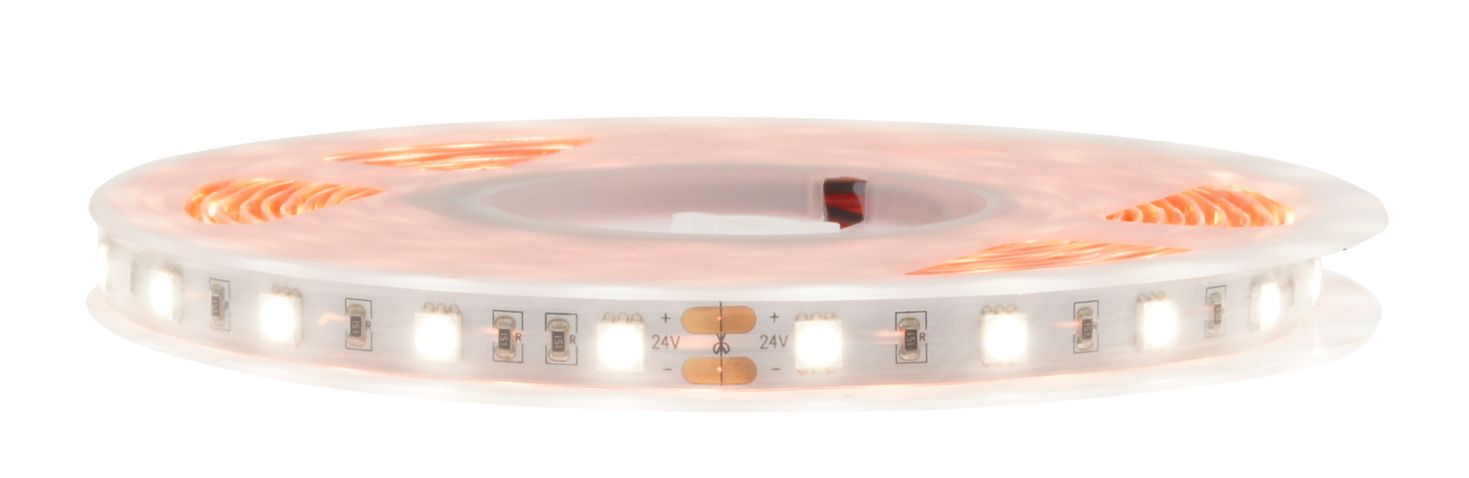 Bandă flexibilă 60 CW Ra=90+, 13,5W/m, 1040lm/m, 24VDC, l=5m - imagine 2