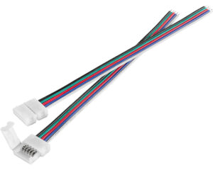 Conector RGBW 5-pin 10mm cu 15cm cablu (10buc)