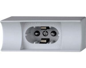 RAL1 Holder for socket S14d, for lamps with 1 socket, grey