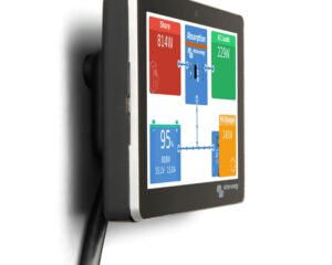 GX Touch 50 pentru sistem fotovoltaic, montaj pe perete