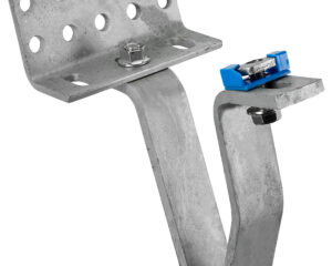 Cârlig acoperiș țiglă 8mm galvanizat gât 42-55mm fotovoltaic
