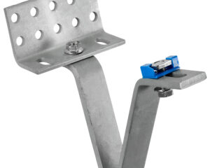 Cârlig acoperiș țiglă 8mm galvanizat gât 42-55mm fotovoltaic