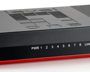 Switch 8xRJ45 10/100/1000,silențios,f.vent.,alim.extern
