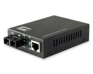 Mediaconvertor 1x RJ45 10/100/1000 - 1x FO SC 1000 SM 20km