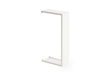 Acoperire imbinare pt.canal parapet SIGNA 70x130 RAL9010 alb